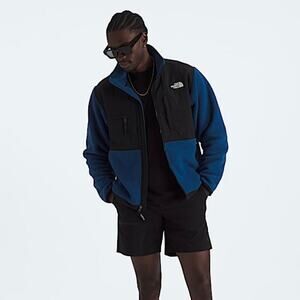 The North Face Men's Retro Denali Jacket Black Navy Blue Size Large Outdoors
